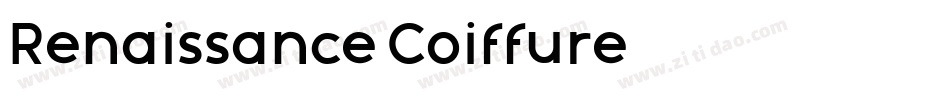 Renaissance Coiffure字体转换